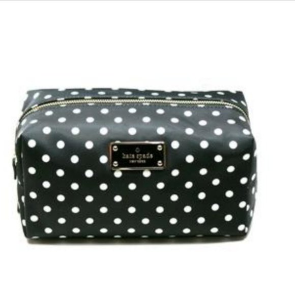 Kate Spade Blake Avenue Diamond Dot Medium Davie cosmetic makeup bag nwt - Picture 1 of 5